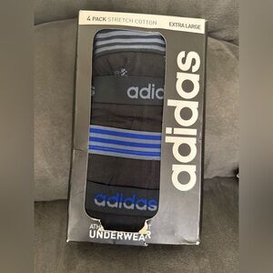 Adidas Black and Blue Boxer Briefs